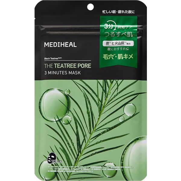 MEDIHEAL Mediheal Tea Tree Pore 3 Minute Mask, 7p