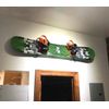 StoreYourBoard Snowboard Display Rack, Naked Wall Rack, Black