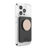 Pastel Beige Light Colour Polka Dot Pattern Simple Art PopSockets PopWallet for MagSafe