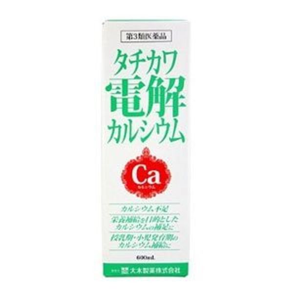 【第3類医薬品】タチカワ電解カルシウム 600mL ×3