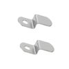 LC LICTOP 1/4" Canvas Offset Clips 1Hole Z Shape Picture Frame Braces Brackets 120PCS