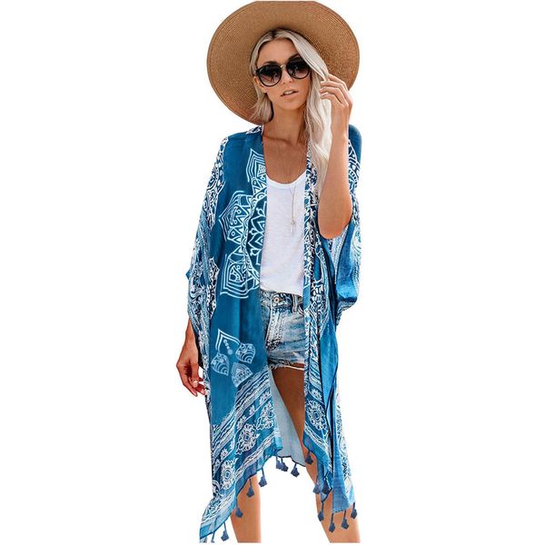 hejiagongsi Kimonos for Women Beach Cover up Kimono Cardigans Women's Swim Cover Ups Beach Coverups for Women uk