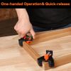PONY 4-Pack Quick-Release Corner Clamp 90° Right Angle Single Handle Wood Clamps