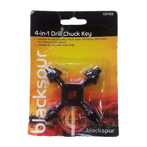 Blackspur BB-CK102 4-in-1 Drill Chuck Key