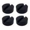 Jack Pad, for Car Lifting Platforms, Trolley Jack, 4 Pack, Black