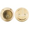 Stone Harbor Hardware Grade 3 Deadbolt, Single Cylinder, SC Keyway, Polished Brass