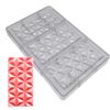 Goldbaking Polycarbonate Pyramidal Bar Chcoolate Mold Large Poly-carbonate Candy Mould