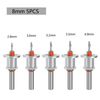 Adjustable Countersink Drill Bit Set, 5PCS with Case, Material, Wear Resistant, Consistent Depth, and Tidy, for Wood
