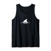 Shark Warning Sign Tank Top