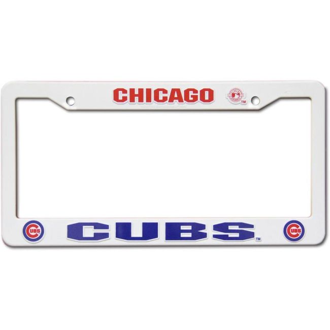 Cubs Plastic License Plate Frame