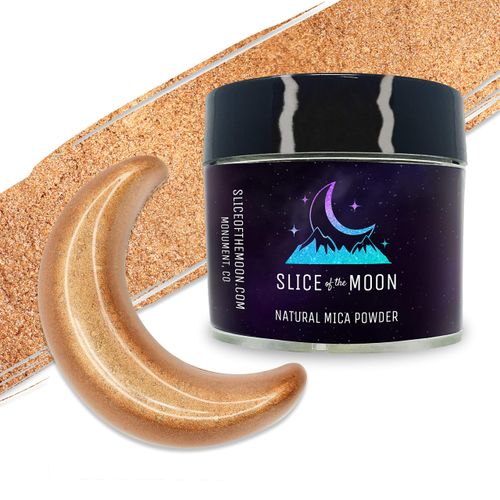 Bronze Natural Mineral Mica Powder, 1.76oz (50g) | For Personal or Professional Use - Cosmetics, Epoxy Resin Projects, Nail Polish, Soaps, Bath Bombs, and Art Projects