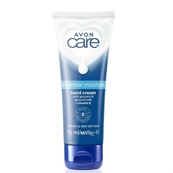 Avon Care Essential Moisture Hand Cream, 75ml, with Glycerin & Almond Milk