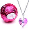 Love Potion Bath Bomb with Necklace Created with Crystal Extra Large 10 oz. Made in USA