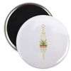 CafePress Macrame Plant Magnets 2.25" Round Magnet (10 pack)