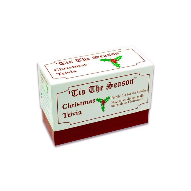 Tis The Season Christmas Trivia Game - The Classic and Original - Featuring Christmas Trivia Cards & Questions That Make For Great Holiday Games For The Entire Family (1 Pack)