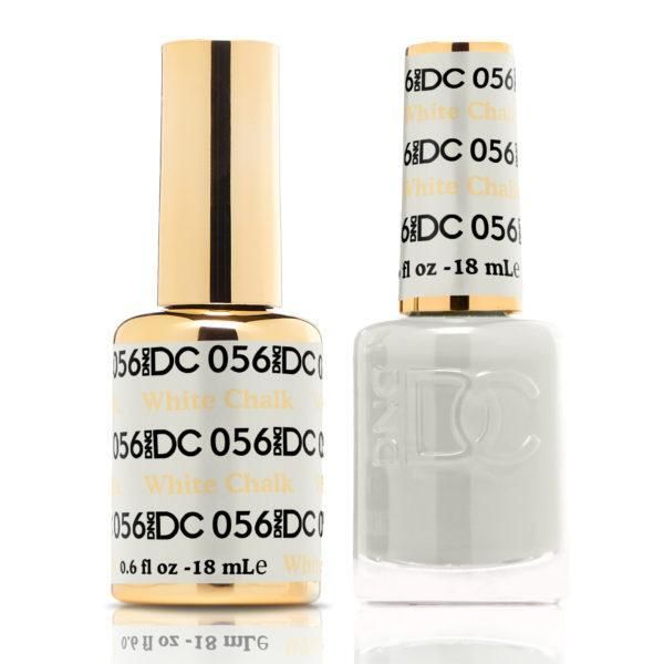 DND DC DUO Matching Gel & Lacquer 0.5 floz/15mL #056 - White Chalk