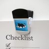 Black Cat Lying on Papers Refrigerator Fridge Magnet Magnetic Hanging Hook Note Snack Clip