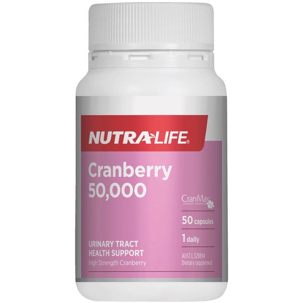 Cranberry 50000mg 50 Caps Nutra-life