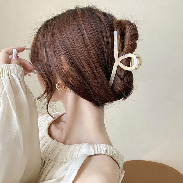 Hair Clip, Hair Claw, Large, Firm, Hair Tie, Clip Tightly, Strong, Stylish, Adult, Office, Bath Bunch, Hair Accessories