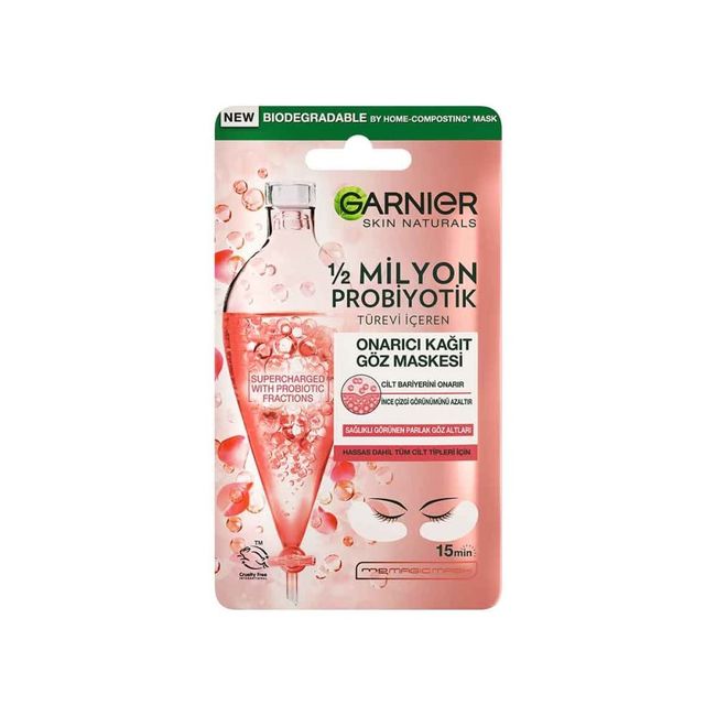 Garnier 1/2 Milyon Probiyotik Türevi İçeren Onarıcı Kağıt Göz Maskesi