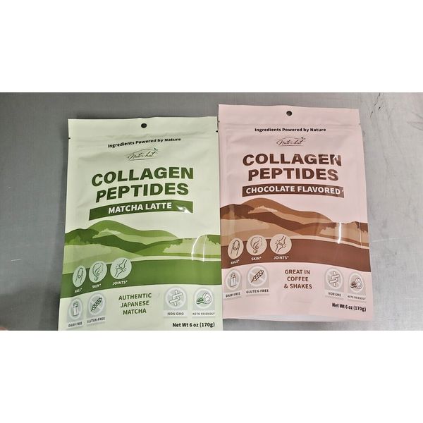 2 PACK COLLAGEN PEPTIDES MATCHA LATTE & COLLAGEN PEPTIDES