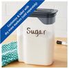 3.5 QT Plastic Food Dispenser Storage Container Snacks Sugar Box Durable Clear