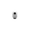 EKWB EK-Torque 45 Degree Angled Rotary Fitting, Nickel, 2-pack