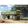 Miniart MIN35320 1:35-German Cargo Trailer Scale Model kit, Unpainted