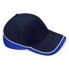 Beechfield Teamwear Cap in navy / royal
