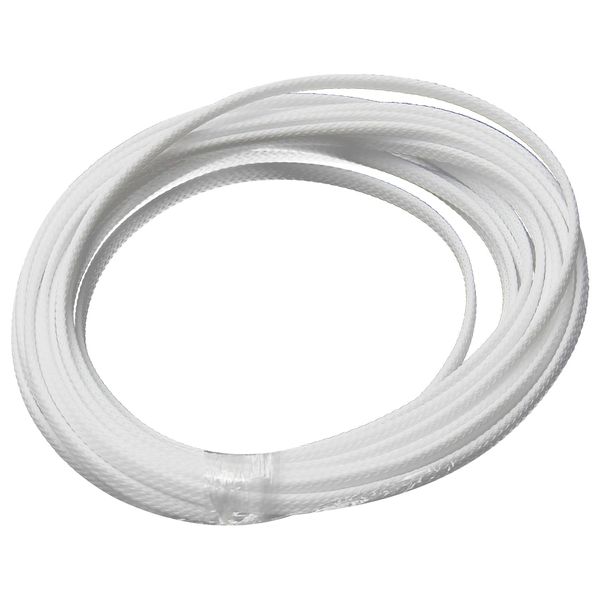 Othmro Cable Management Sleeve, 5m White Cable Tidy Sleeve, Diameter 4mm, Cord Protector, Braided Cable Organizers for Office Cord, Insulation Protection, 1 Pc