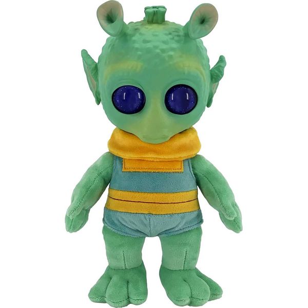 Mattel Star Wars Galactic Pals Plush Toy, Rodian 11-inch Soft Doll Set with Carrier & Personality Profile Card for Personalized Experience