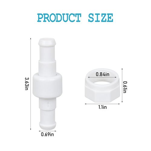 3 Sets Pool Cleaner Hose Swivel D20 and Hose Nut D15 Combo Kit Replacement for Zodiac Polaris 280 Parts