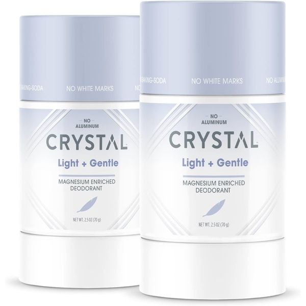 Crystal Magnesium Deodorant Stick Light Gentle