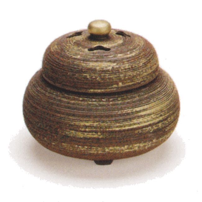 Shoeido incense, incense burner, incense utensils, incense, Kukan, stylish, Shimizu ware, Nanban ware, gold color