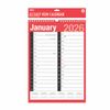 2026 A3 Extra Wide 2 Column Month To View Spiral Bound Wall Planner Calendar
