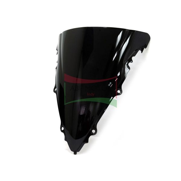 Black Double Bubble Windscreen Windshield for 2003-2005 Yamaha YZF R6 06-09 R6S