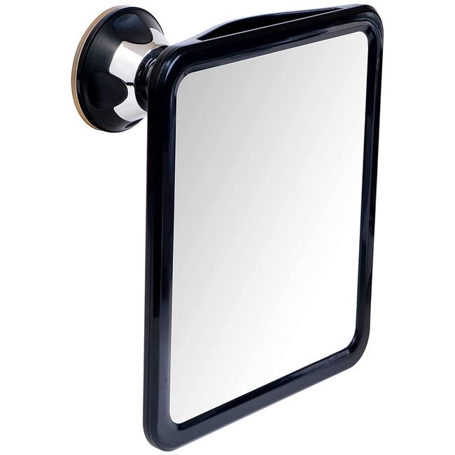 MIRRORVANA Fogless Shower Mirror for Shaving with Upgraded Suction, Dual Anti Fog Design, Shatterproof Surface & 360° Swivel, 8" x 7"