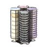 Kitchenista Coffee Pod Holder for Tassimo - 52 Pod Holder - Rotating Wire Rack, Bronze/Coffee