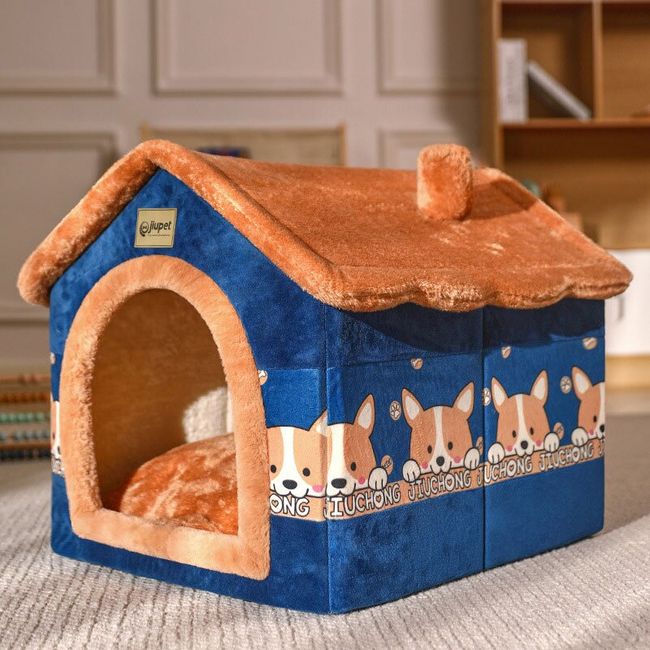Pet Dog House for Small Medium Dog Cat Bed Foldable Dog Kennel Dog