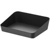 YAMAZAKI home Tower Amenity Tray Wide S Black, Medium