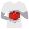 Lego Lego Storage Brick 4, Red