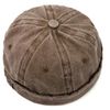 Initlove Docker Hat for Men Vintage Brimless Sailor Hat Beanie Cap Coffee