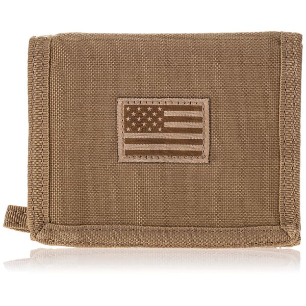 Rapdom Tactical Tactical Wallet, Khaki, 4.75" x 3.5" x .75"