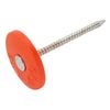 2.5 in. 2K Cap Electro-Galvanized Plastic & Steel Nail with Full Round Cap