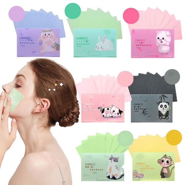 700 Pcs Oil Blotting Sheets for face, Oil Absorbing Sheets Blotting Paper for Oily Skin at Home School Office Outdoor to Absorb The Facial Oil, FaceRefreshing and Clean