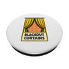 Blackout Curtains Stylish Starry Night Design PopSockets Adhesive PopGrip