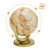 Exerz 10cm Antique Globe - Mini Globe - Vintage Colour Modern Map (Diameter: 10cm)