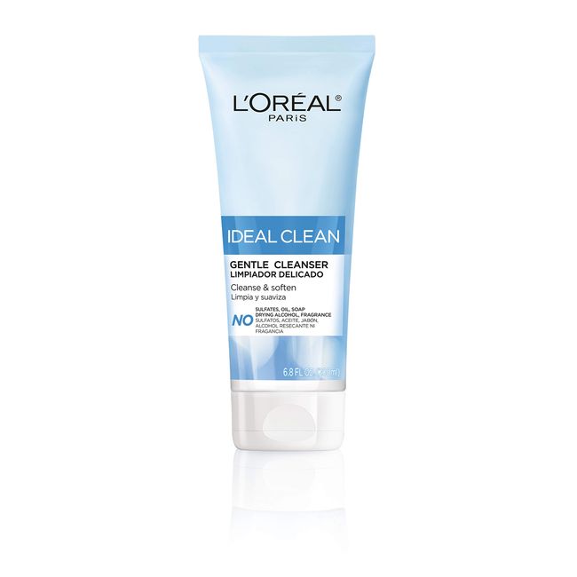 NEW L'Oreal Ideal Clean All Skin Types Foaming Gel Cleanser 6.8Fl oz