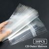 CD Outer Sticky Sleeves DVD Record Outer Sleeves Anti-Static for CD and DVD Storage (50)