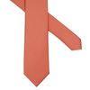 ZENXUS Solid Skinny Ties for Men, 2.5 inch Slim Terra Cotta Necktie